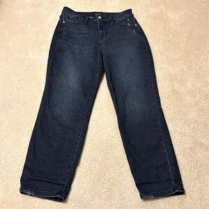 Vintage Judy Blue Style #JB8114DK dark blue jeans 7” cuff size 9/29 boyfriend